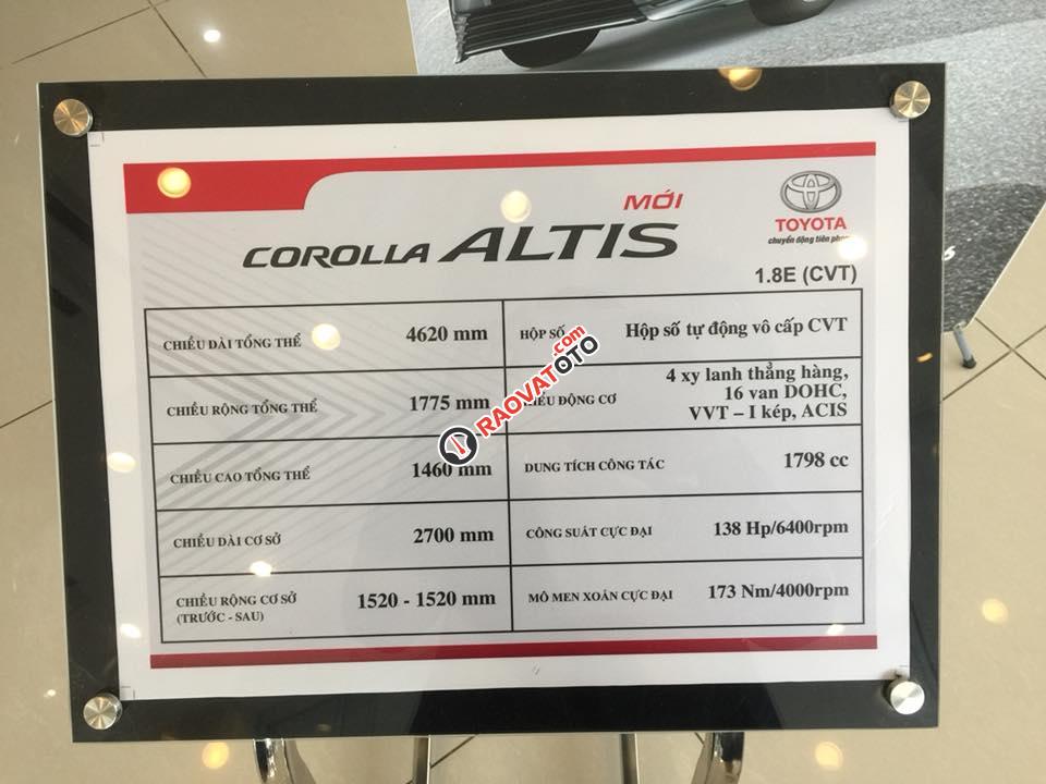 Toyota Altis 1.8G CVT 2018, giá tốt nhất, đủ màu, xe có sẵn, giao ngay lập tức-5