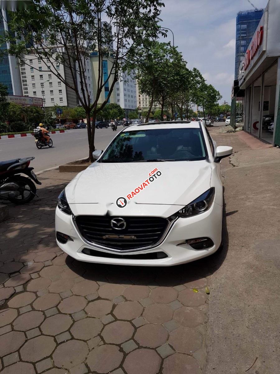 Bán Mazda 3 1.5L Facelift SX 2017, màu trắng-0