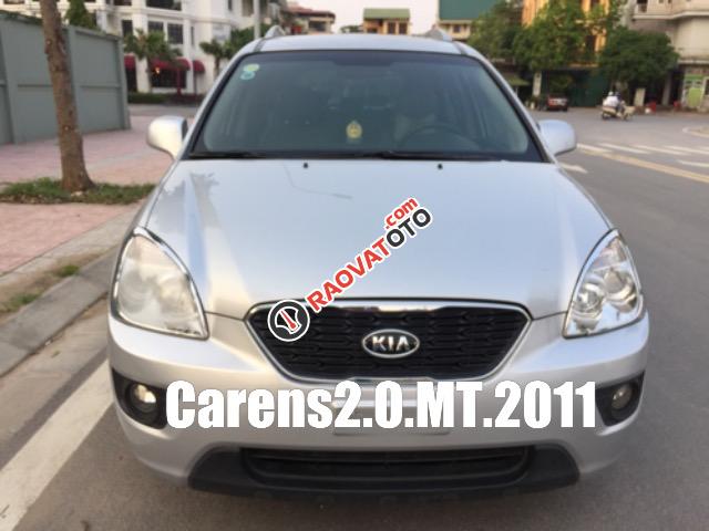 Bán ô tô Kia Carens EX đời 2012, màu bạc số sàn-0