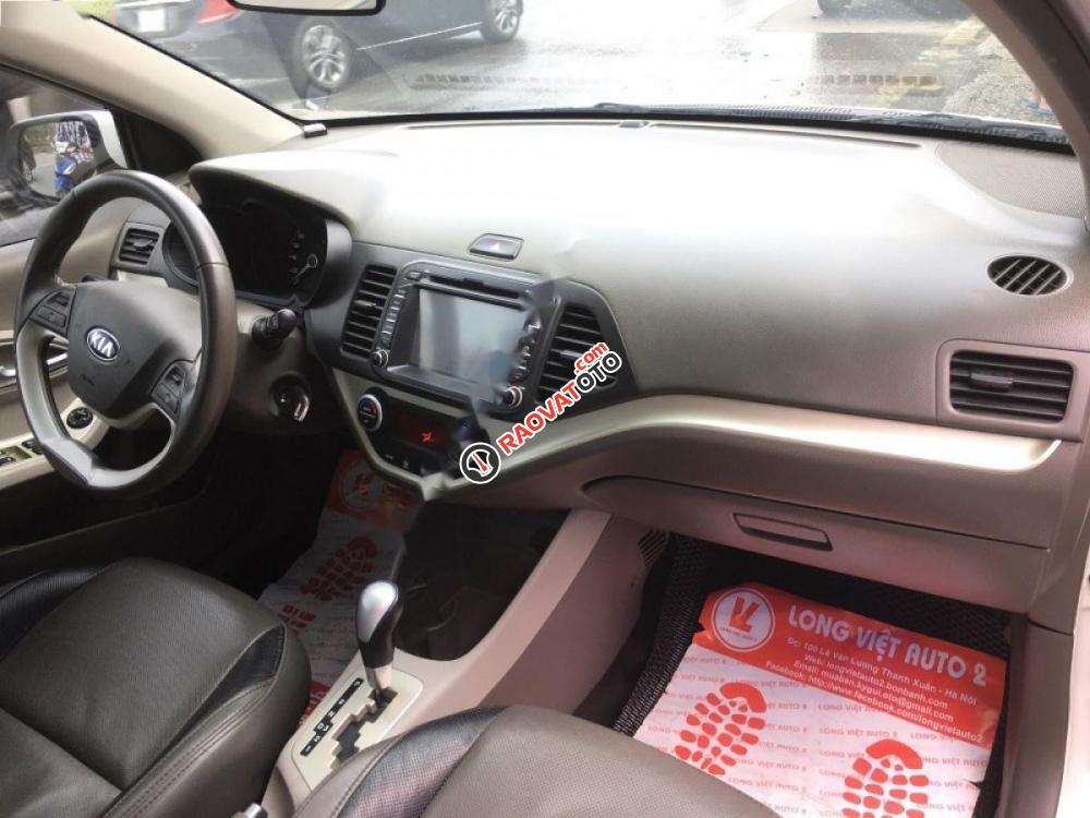 Bán Kia Morning S AT 2015, màu trắng còn mới, giá tốt-1