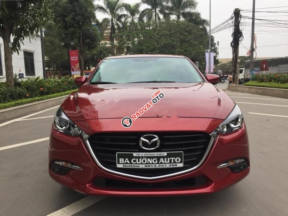 Cần bán lại xe Mazda 3 đời 2017, màu đỏ số tự động, giá tốt-0