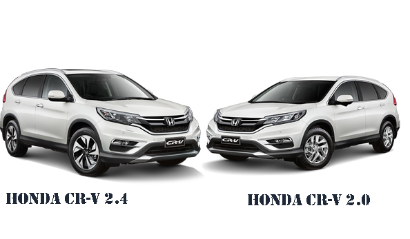 So sánh Honda CRV 2.4 và  Honda CRV 2.0