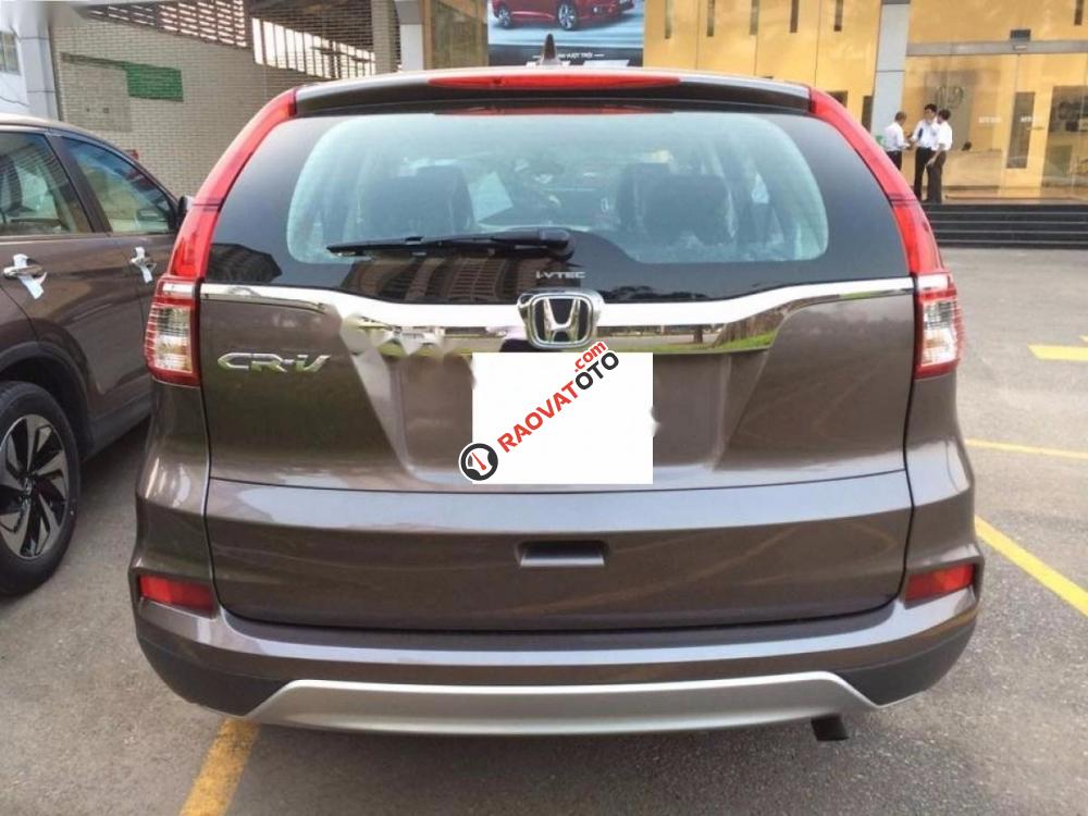 Bán Honda CR V 2.4 2017, màu nâu chính chủ-4