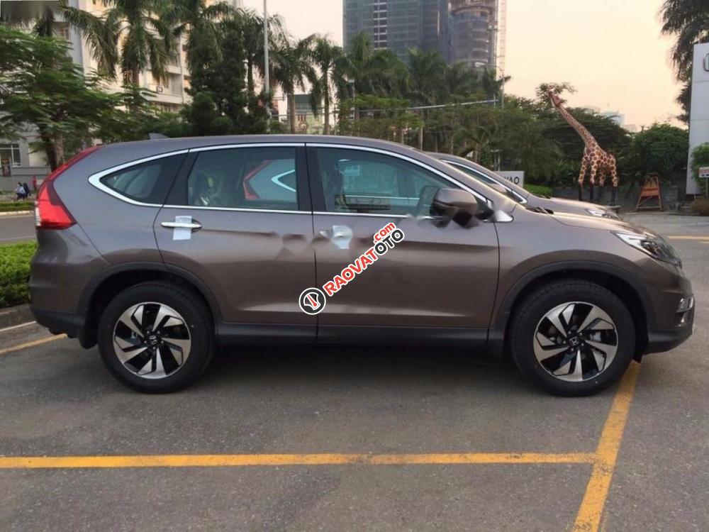 Bán Honda CR V 2.4 2017, màu nâu chính chủ-9