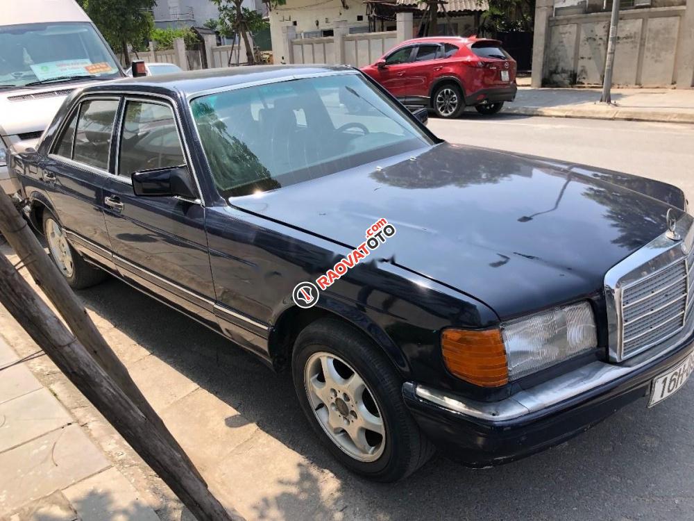 Cần bán gấp Mercedes 1990, màu xanh lam, nhập khẩu-6