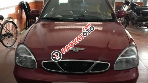 Cần bán lại xe Daewoo Nubira 1.6 MT sản xuất 2002, màu đỏ, giá tốt-12