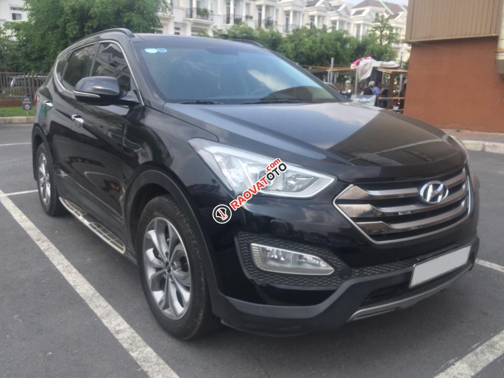 Bán xe Santa Fe 4WD 2015 màu đen-1