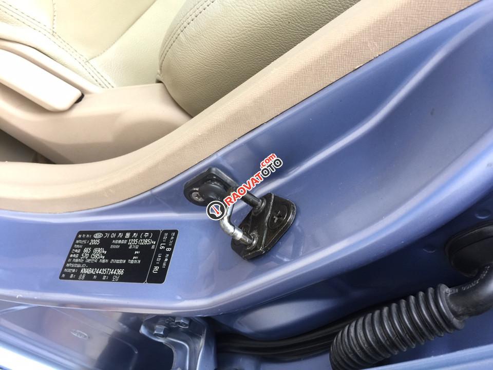 Bán Kia Morning SLX 2005, màu xanh lam, nhập khẩu, 190tr-5