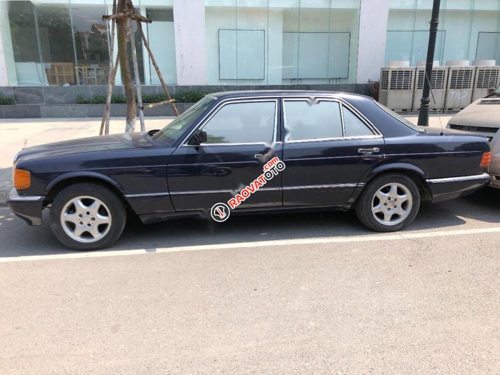Cần bán gấp Mercedes 1990, màu xanh lam, nhập khẩu-0