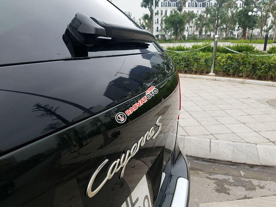 Bán Porsche Cayenne S V8 4.8 đời 2008, màu đen, nhập khẩu chính chủ, 985 triệu-8
