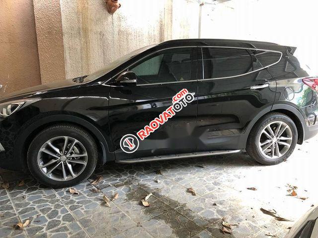 Cần bán gấp Hyundai Santa Fe 2.2 năm sản xuất 2016, màu đen, giá tốt-4