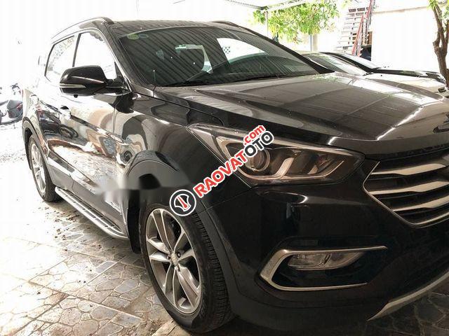 Cần bán gấp Hyundai Santa Fe 2.2 năm sản xuất 2016, màu đen, giá tốt-1