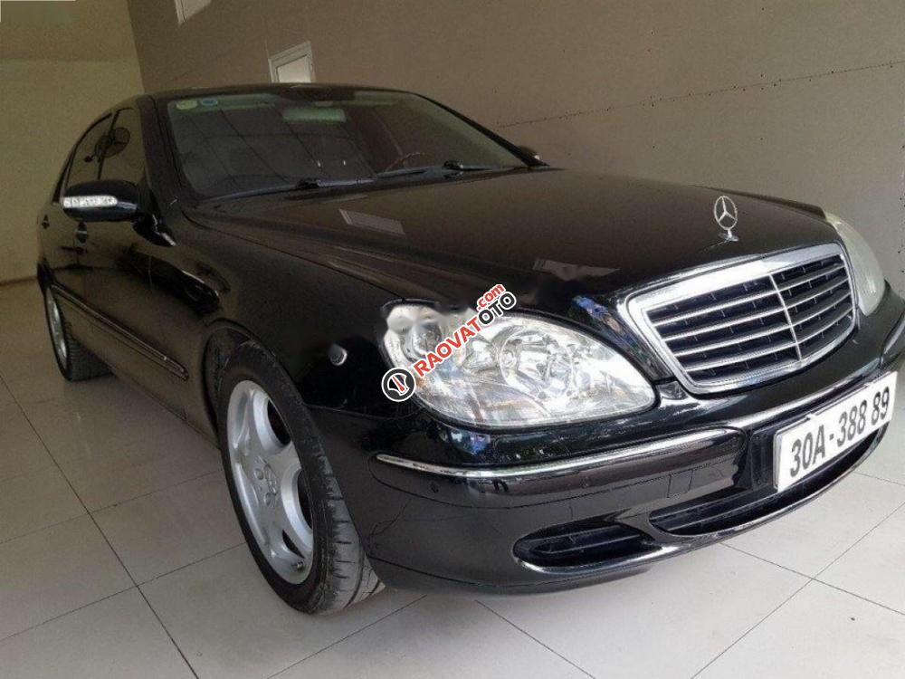 Cần bán lại xe Mercedes năm sản xuất 2004, màu đen, xe nhập, giá chỉ 445 triệu-0