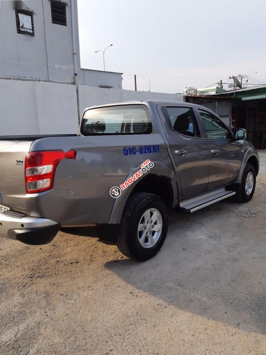 Bán Mitsubishi Triton 2.5MT sản xuất 2016, màu xám, xe nhập-3