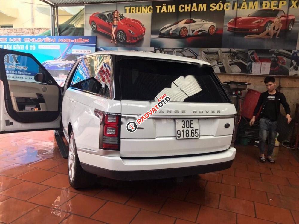 Cần bán xe LandRover Range Rover Supercharged 5.0 năm 2013, màu trắng, xe nhập-1