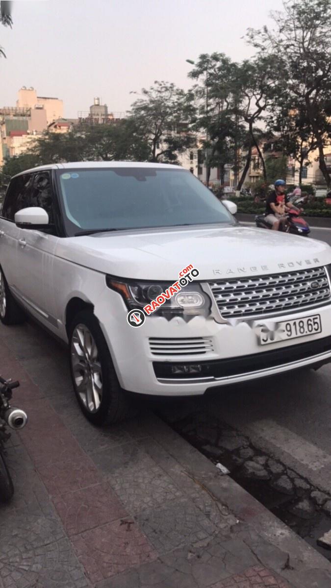 Cần bán xe LandRover Range Rover Supercharged 5.0 năm 2013, màu trắng, xe nhập-0