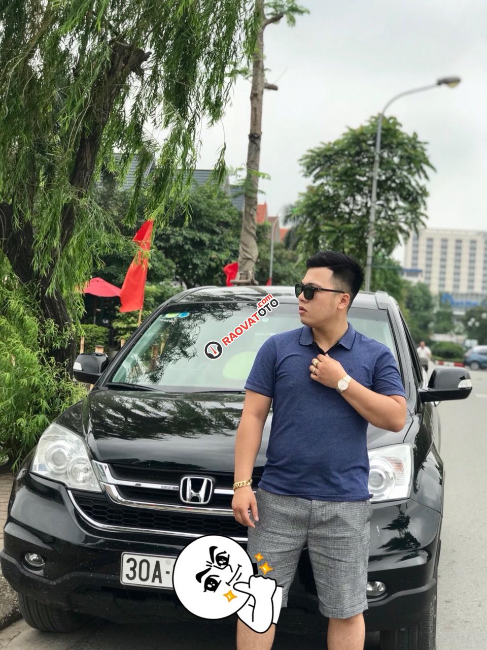 Bán Honda CR V 2.4 đời 2011, màu đen chính chủ-1