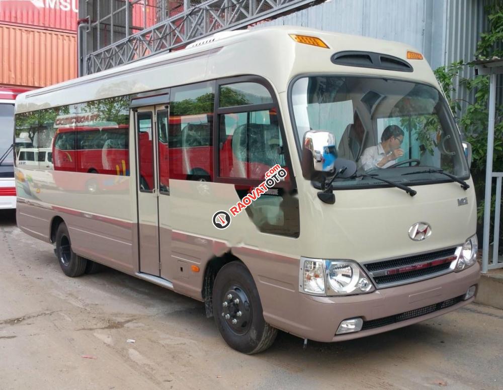 Bán Hyundai County Limousine năm sản xuất 2017, màu kem (be)-1