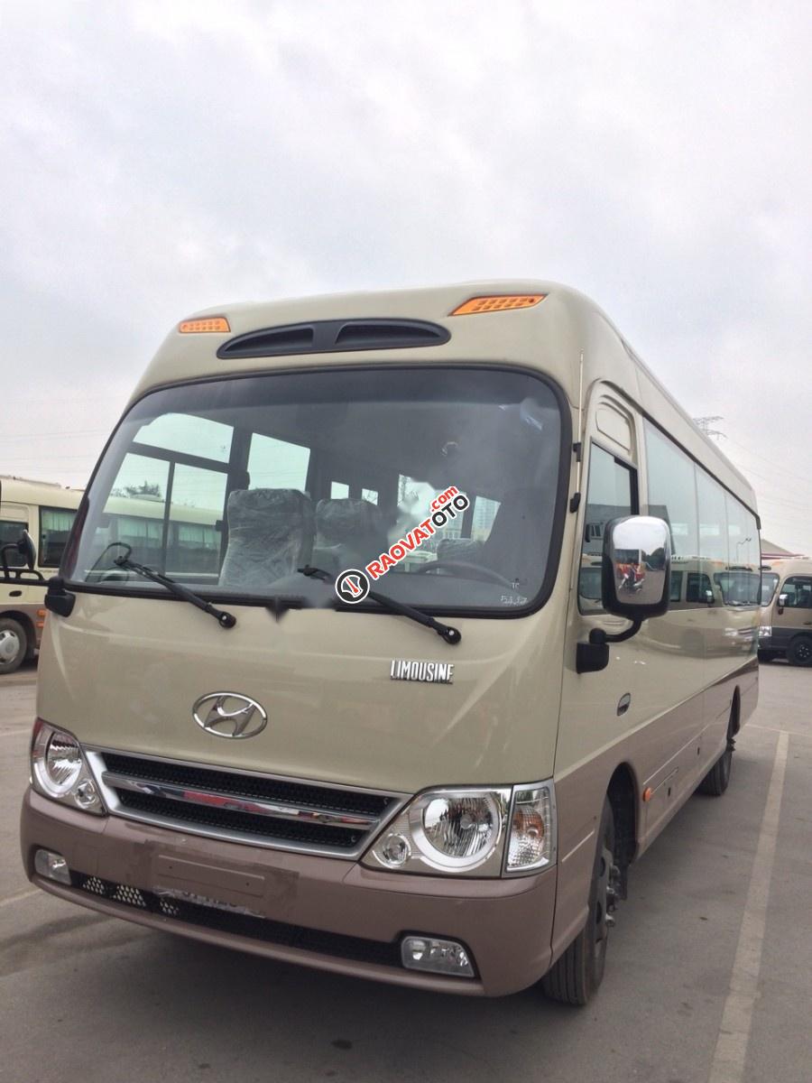 Bán Hyundai County Limousine năm sản xuất 2017, màu kem (be)-4