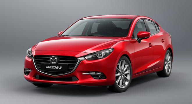 Ngoại thất trẻ trung của mazda 3 2018