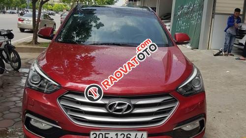 Cần bán xe Hyundai Santa Fe 2.2 AT đời 2017, màu đỏ-8