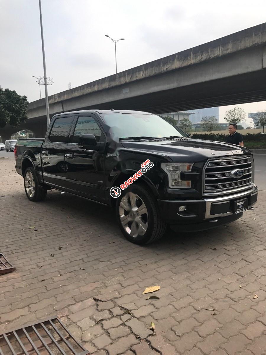 Bán ô tô Ford F 150 Limited sản xuất 2017, màu đen, nhập khẩu-1