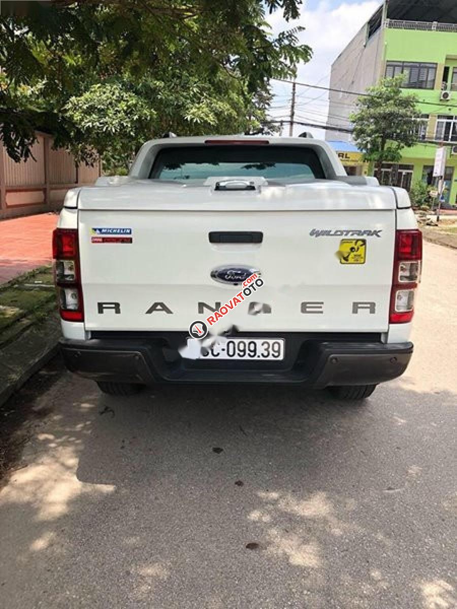 Bán xe Ford Ranger Wildtrack sản xuất năm 2015, màu trắng-2