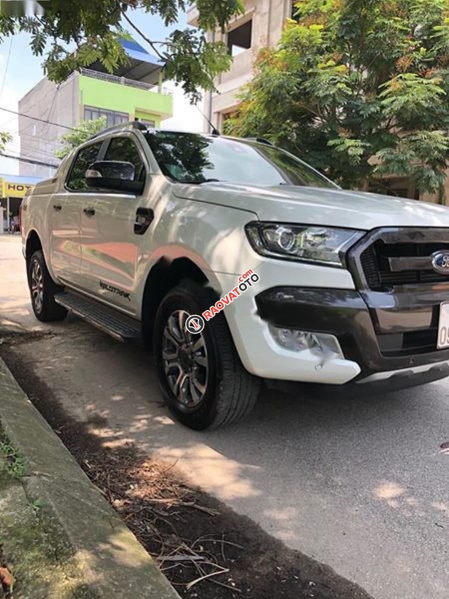 Bán xe Ford Ranger Wildtrack sản xuất năm 2015, màu trắng-1