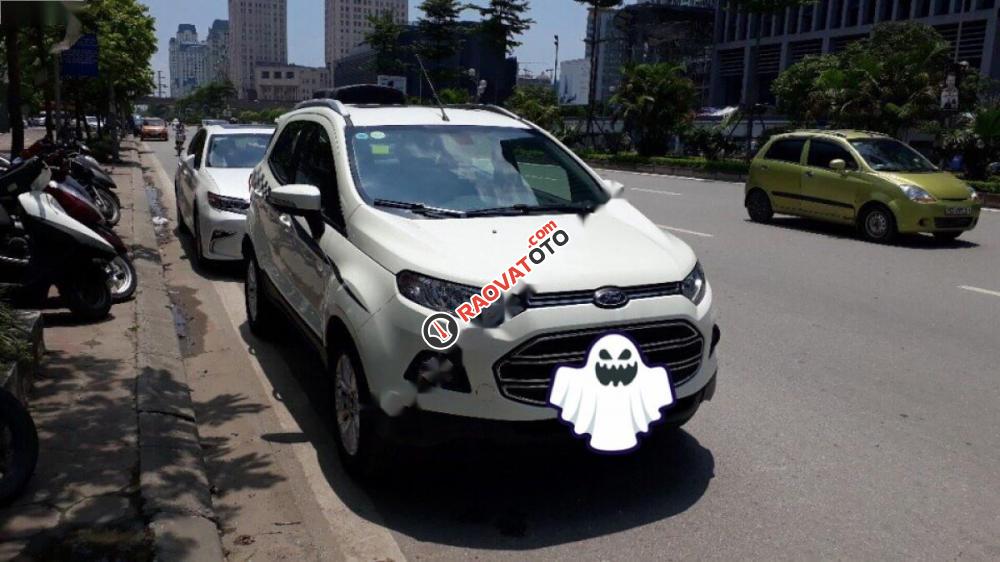 Cần bán xe Ford EcoSport Titanium 1.5L đời 2016, màu trắng chính chủ-0