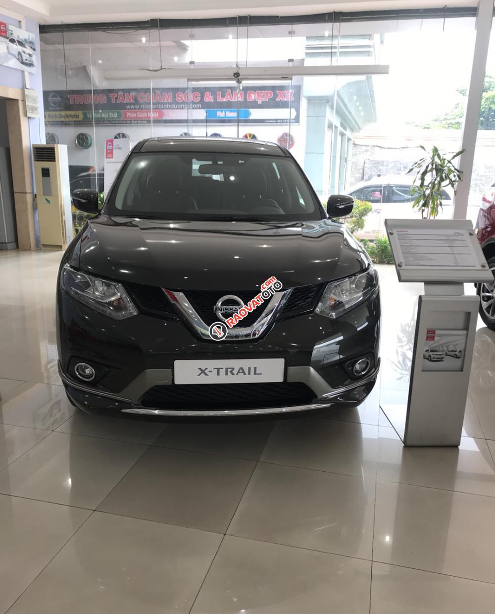 Bán ô tô Nissan X trail SV đời 2018, màu xanh Oliu, giá cạnh tranh, chỉ cần trả trước 300 triệu rinh xe về nhà-1