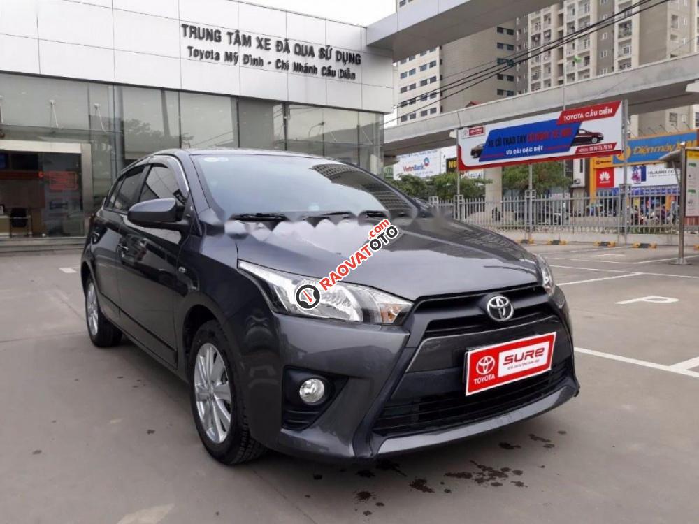 Cần bán gấp Toyota Yaris 1.3E năm sản xuất 2016, màu xám, nhập khẩu nguyên chiếc-1