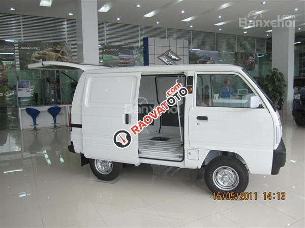 Bán Suzuki Blind Van 2017, màu trắng, 285 triệu, xe giao ngay - Lh: 0985.547.829-0