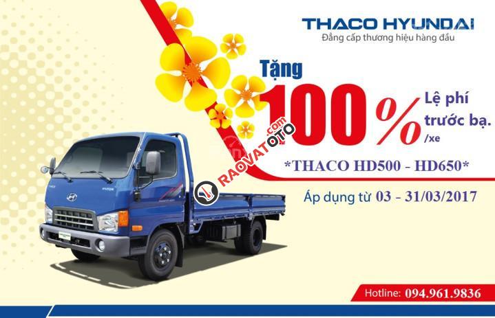 Bán Hyundai HD500 sản xuất 2017, màu xanh lam, giá tốt-1