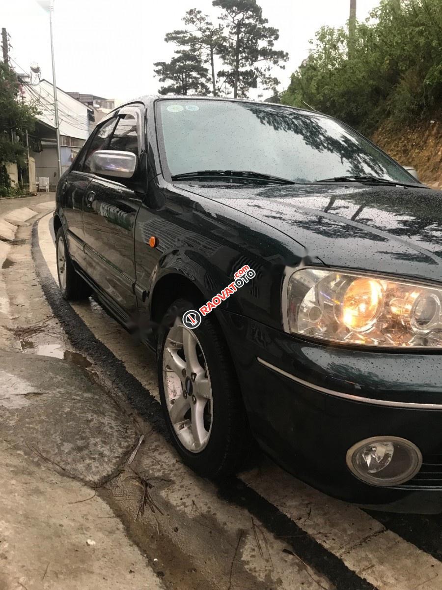 Cần bán lại xe Ford Laser GHIA sản xuất 2003, màu xanh lam, 185tr-8