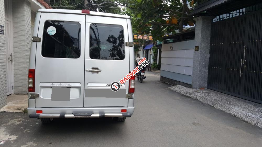 Bán Mercedes Sprinter 2013 máy dầu, màu bạc xe nhà mua mới từ đầu-4