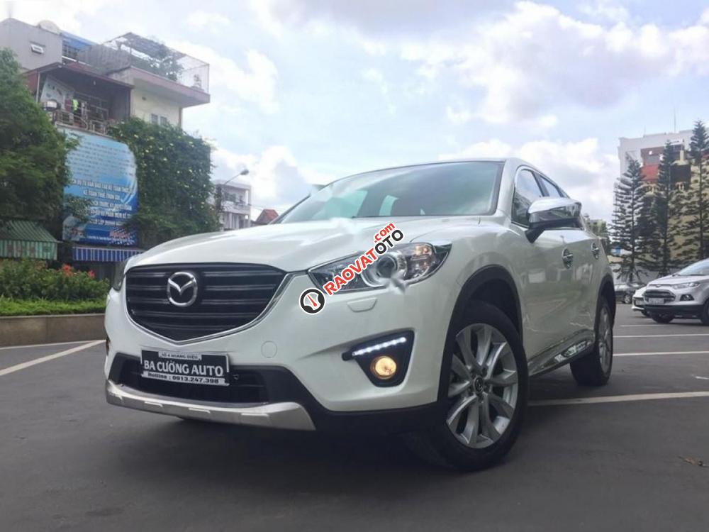 Cần bán Mazda CX 5 AWD đời 2014, màu trắng số tự động -0