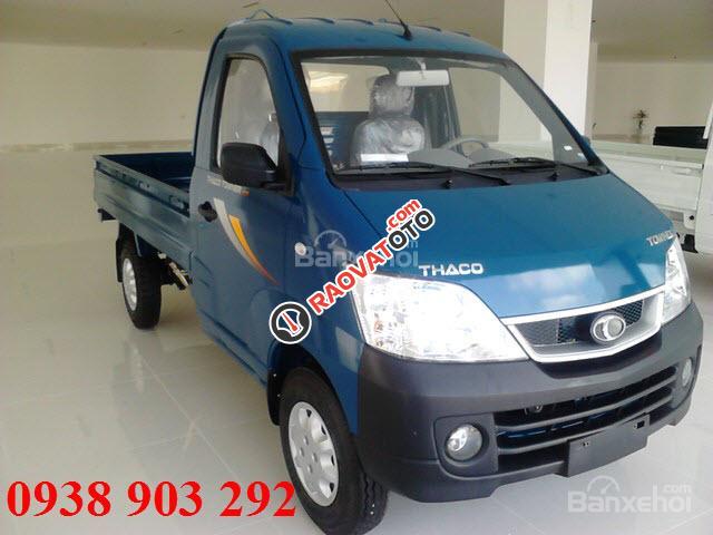 Cần bán xe tải nhỏ máy xăng Thaco Towner990 2017, thùng mui bạt 990kg, liên hệ 0914159099-3