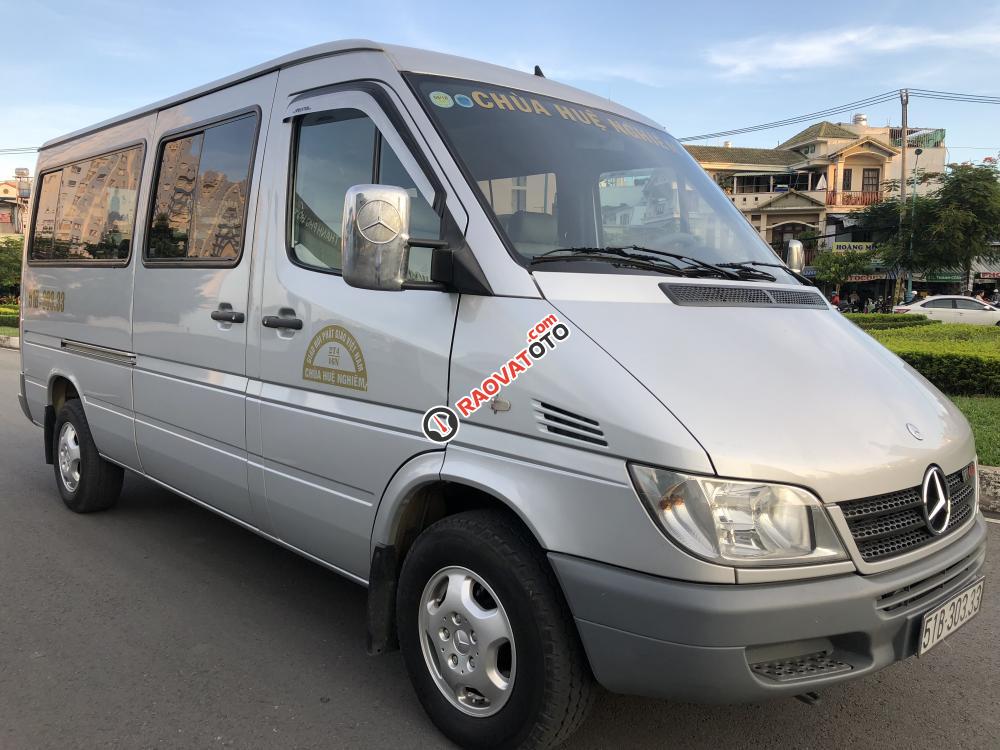 Bán Sprinter 313 ĐK 2013 16 chỗ, màu bạc. Xe nhà chùa xài kĩ không chạy kinh doanh-10