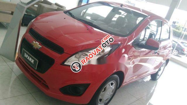 Cần bán lại xe Chevrolet Spark Duo sản xuất năm 2017, màu đỏ, giá chỉ 279 triệu-4