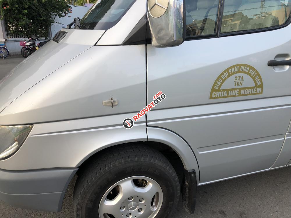 Bán Sprinter 313 ĐK 2013 16 chỗ, màu bạc. Xe nhà chùa xài kĩ không chạy kinh doanh-1