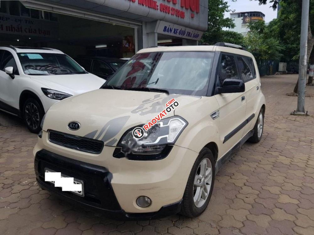 Bán xe Kia Soul 4U sản xuất năm 2009, màu kem (be), nhập khẩu-1