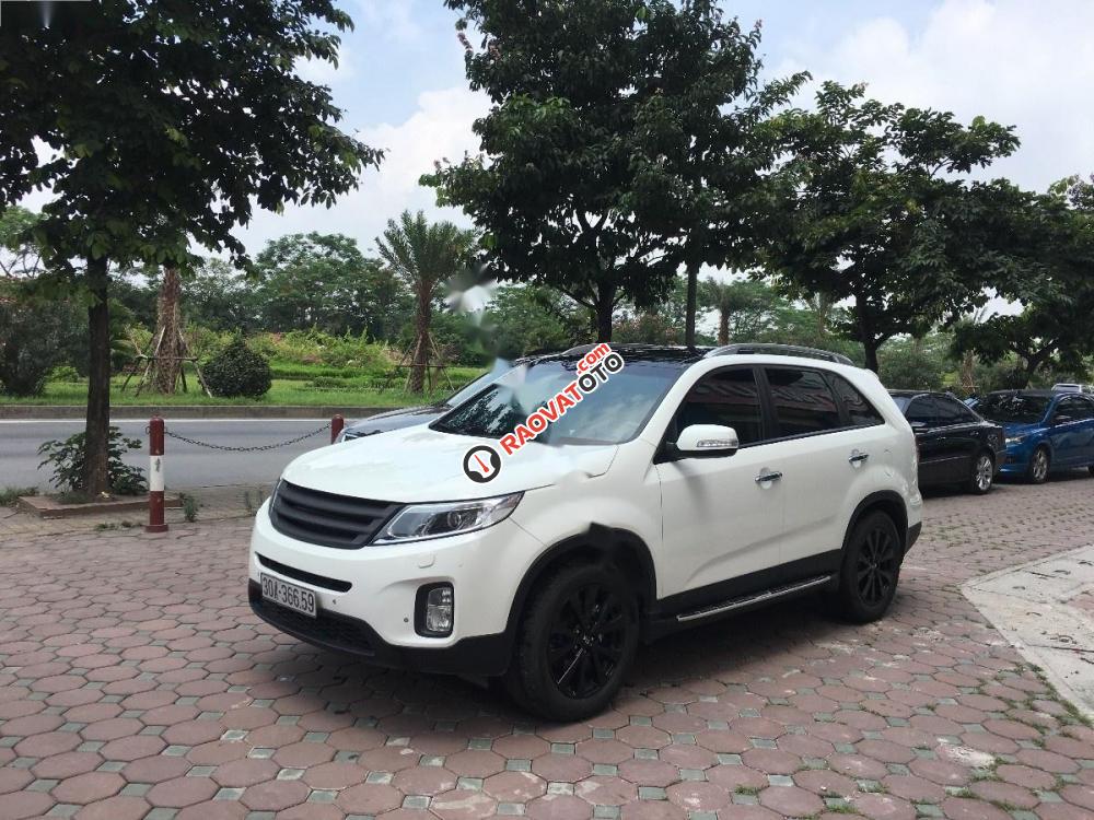 Cần bán lại xe Kia Sorento NEW sản xuất năm 2014, màu trắng, 735 triệu-0