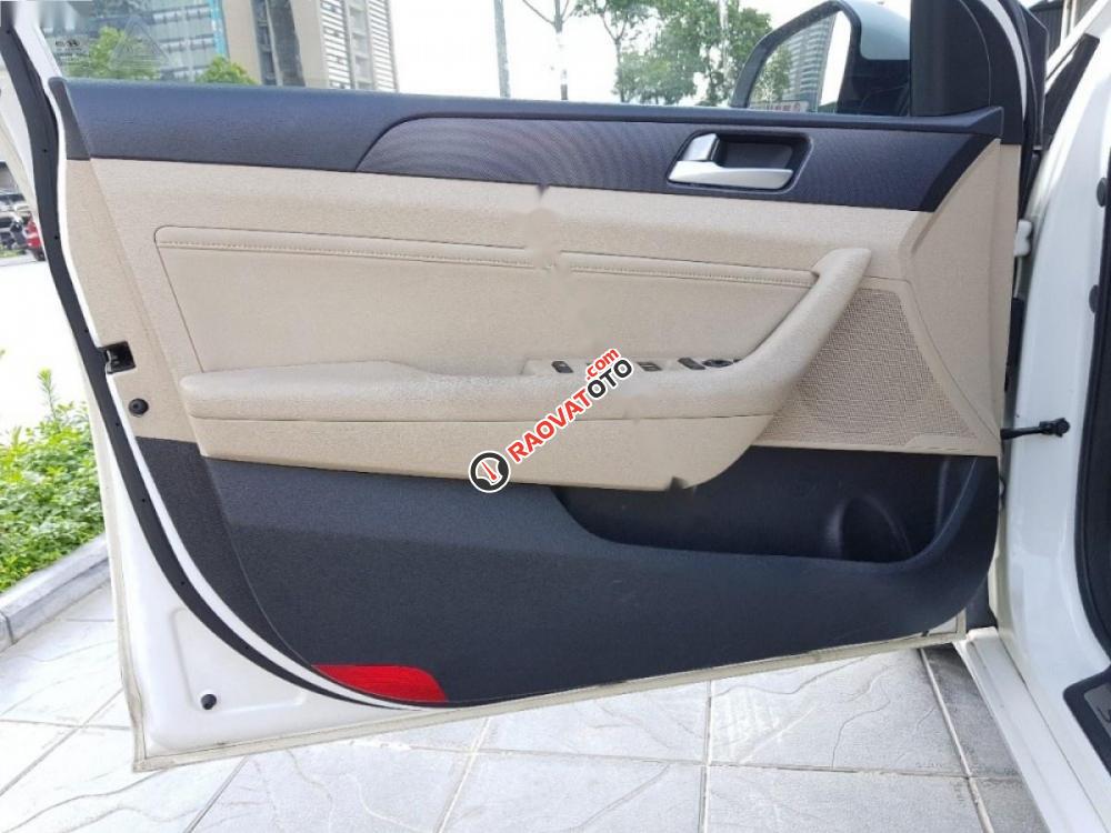Bán Hyundai Sonata 2.0 2015, màu trắng, xe nhập, 758 triệu-4