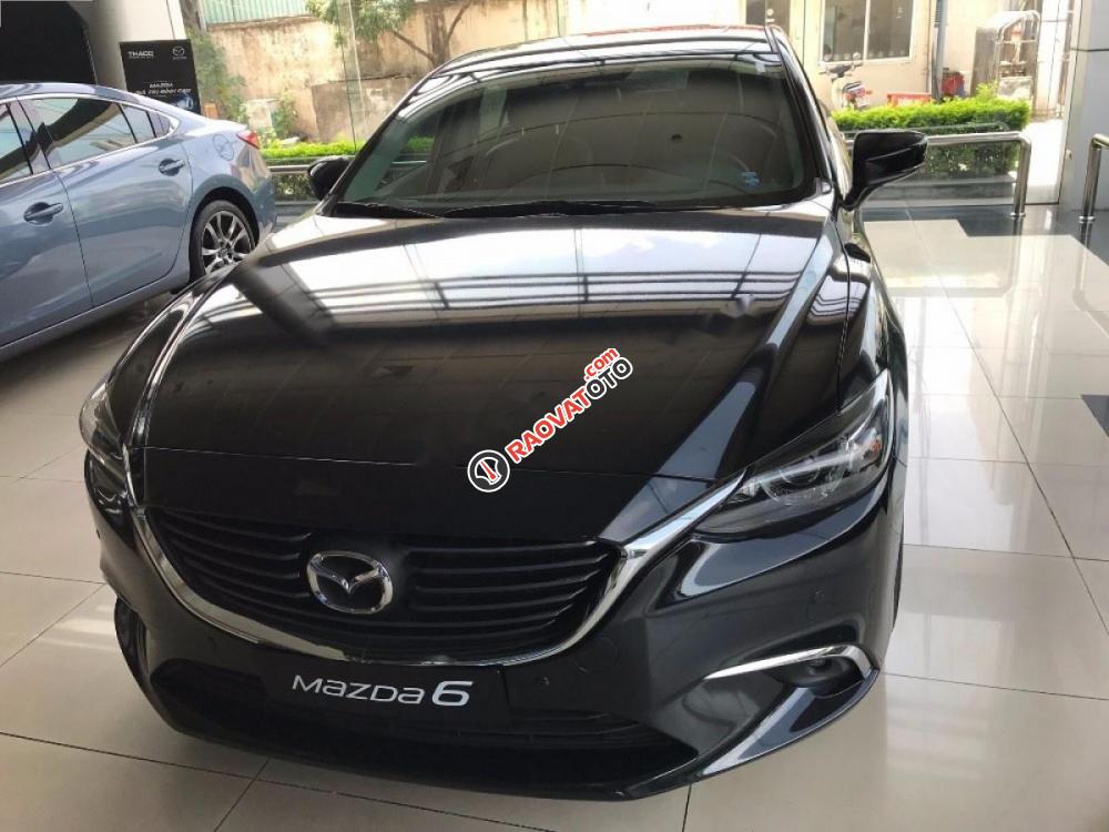 Bán ô tô Mazda 6 2.0L sản xuất năm 2017, màu đen-0