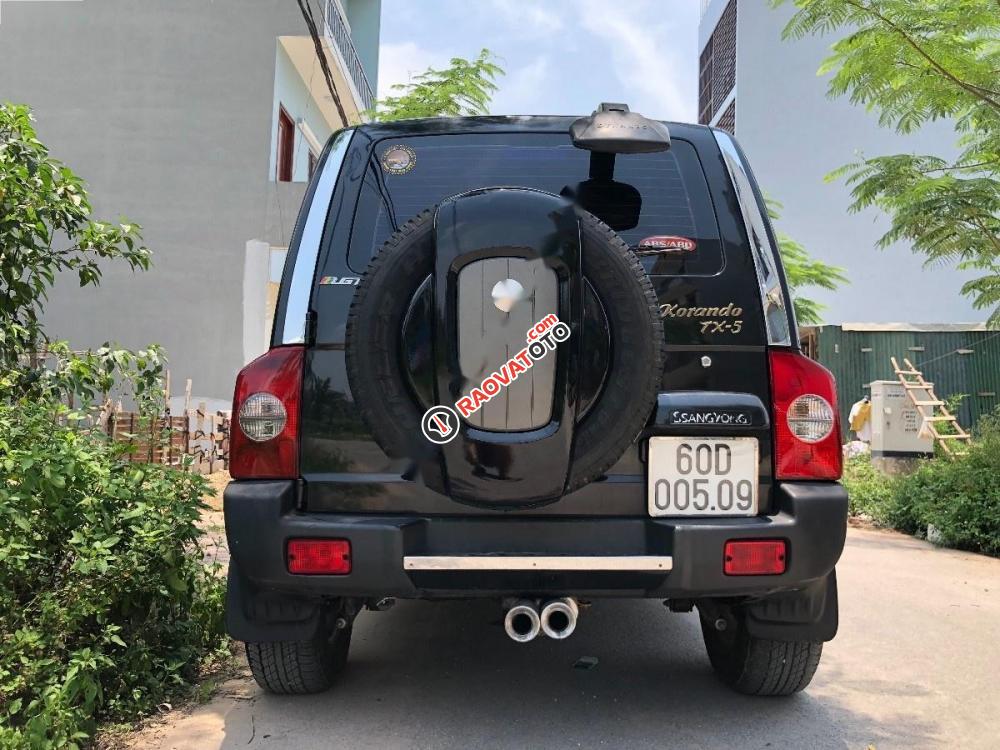 Bán Ssangyong Korando tx5 2005, màu đen, nhập khẩu nguyên chiếc-4