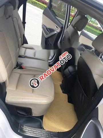 Bán Hyundai Santa Fe 2.2 năm sản xuất 2016, màu trắng, giá tốt-3