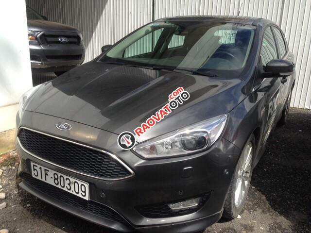 Bán Ford Focus S đời 2015, màu xám (ghi), 654tr, 32.000 km, BH hãng 10/2018-2