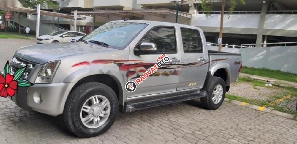 Bán Isuzu Dmax 3.0l 4x4 đời 2012, màu bạc, xe nhập  -4