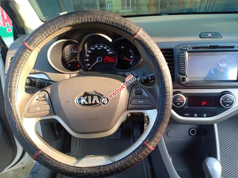 Cần bán xe Kia Morning S AT sản xuất 2015, màu trắng xe gia đình, 332 triệu-2