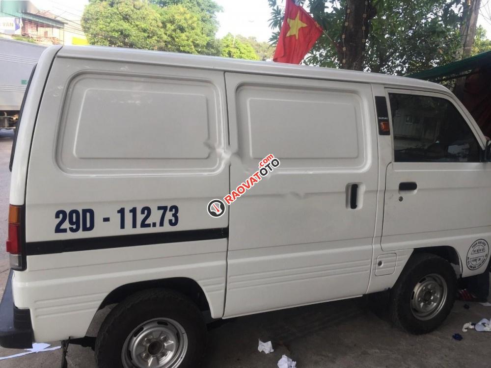 Bán xe Suzuki Super Carry Van Blind Van sản xuất 2014, màu trắng, giá tốt-0